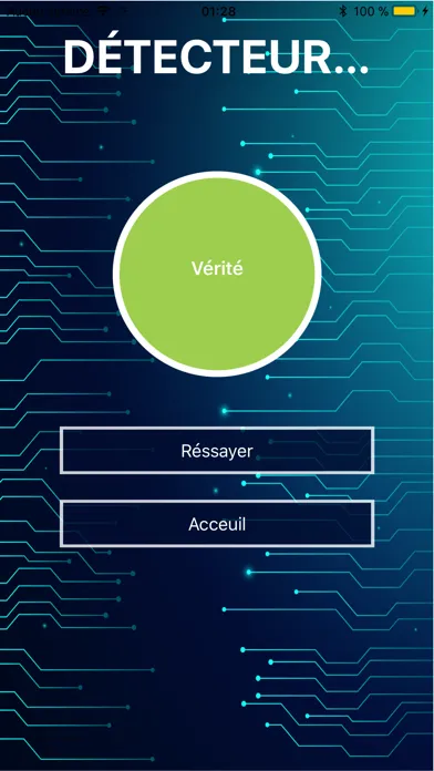 Captures d'écran de Lie detector the voice