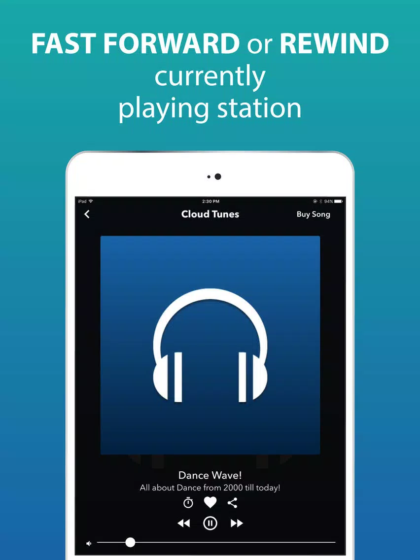 Capturas de pantalla de Cloud Tunes - Listen to Live Radio Stations iPad 