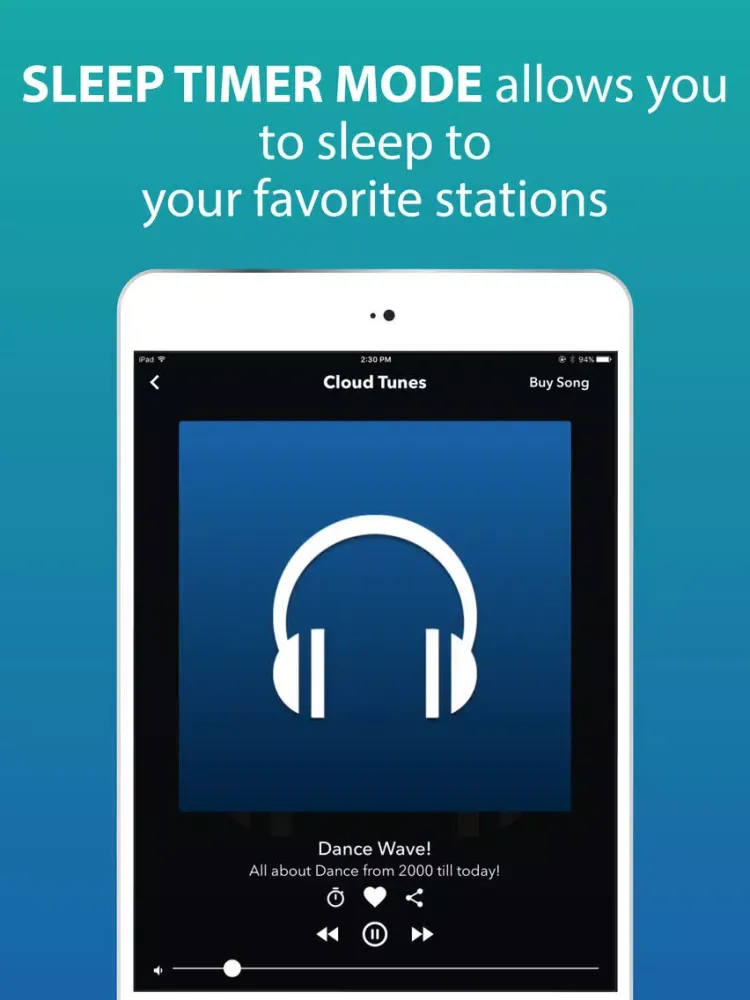 Cloud Tunes - Listen to Live Radio Stations iPad  Ekran Görüntüleri