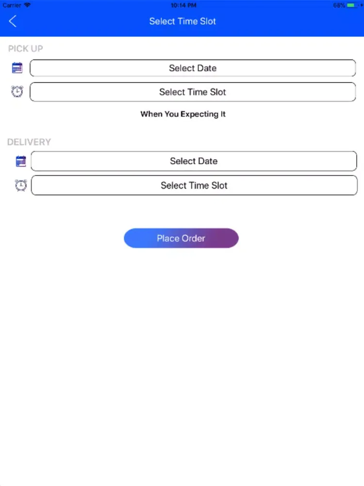 Magic Wand Dry Cleaners iPad  스크린샷