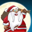 Running Santa Claus Running Santa Claus