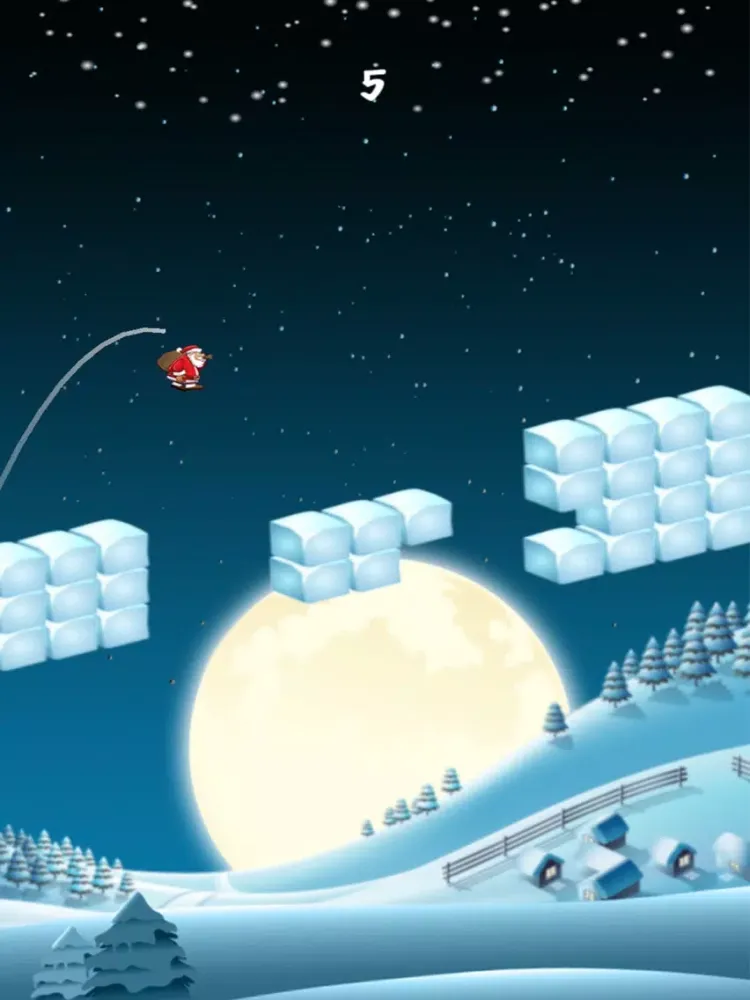 ภาพหน้าจอของ Running Santa Claus iPad 