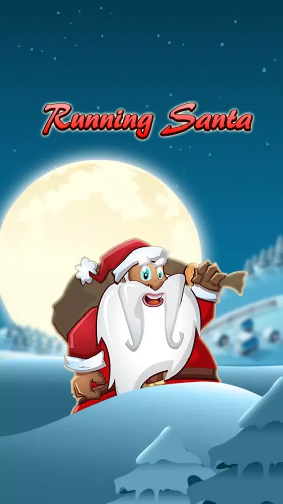 ภาพหน้าจอของ Running Santa Claus