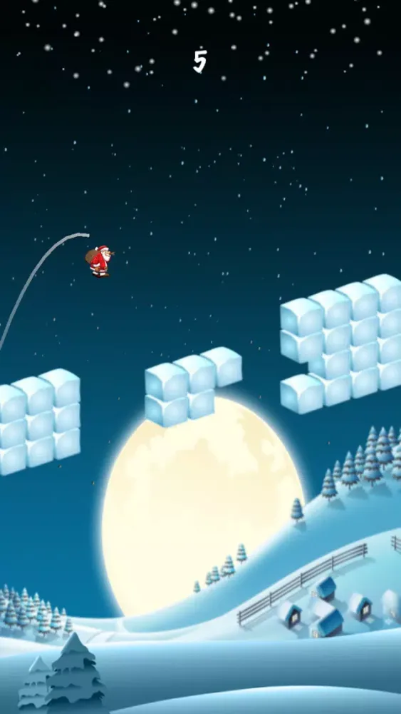 ภาพหน้าจอของ Running Santa Claus