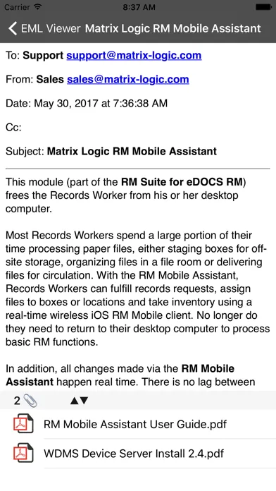 EML Viewer应用截图