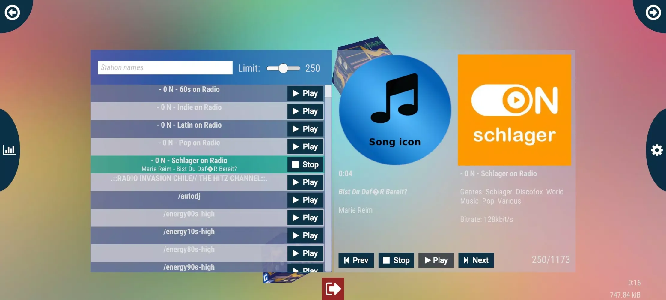 Screenshot di Matrix Radio FM