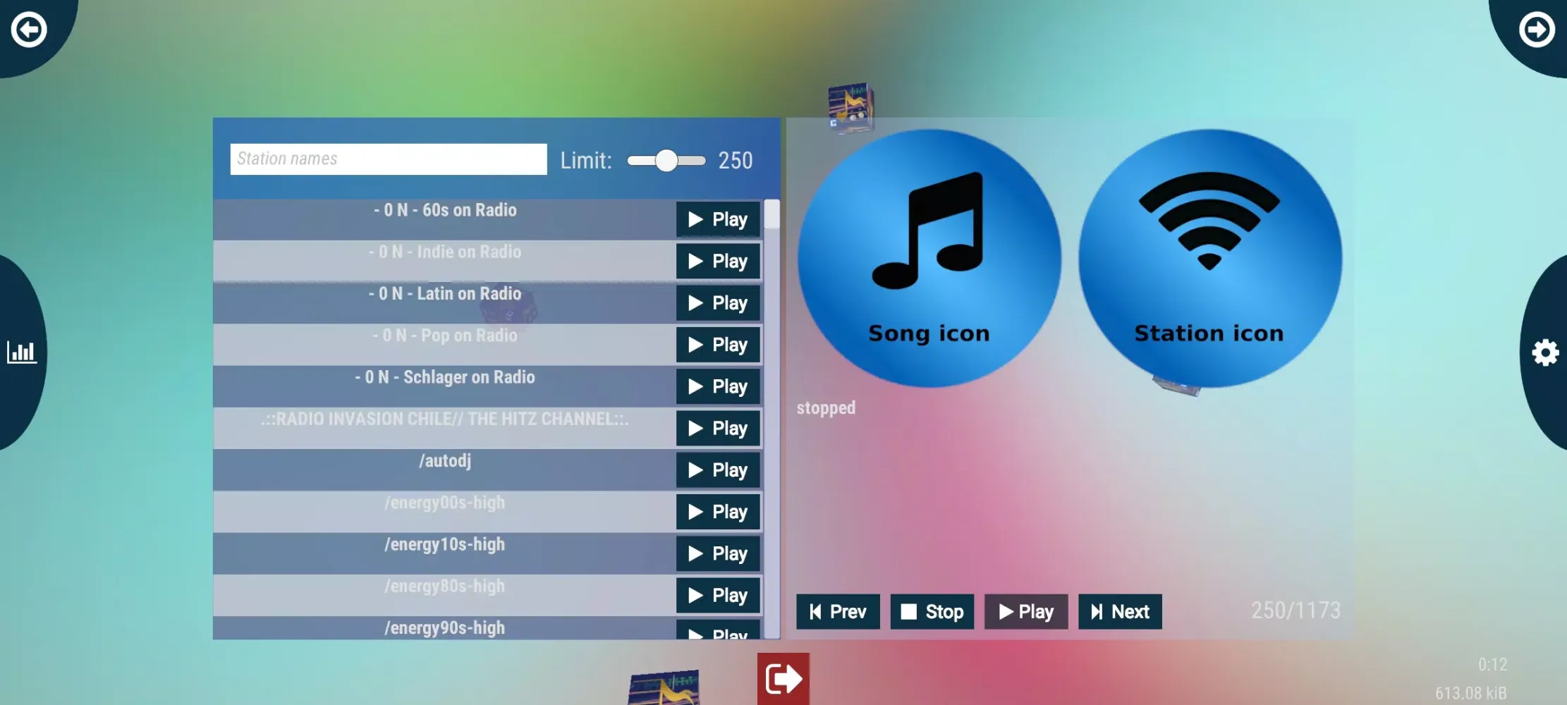Screenshot di Matrix Radio FM