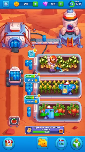 Idle Mars Colony: farm tycoon Screenshots