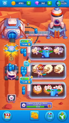 Idle Mars Colony: farm tycoon Screenshots