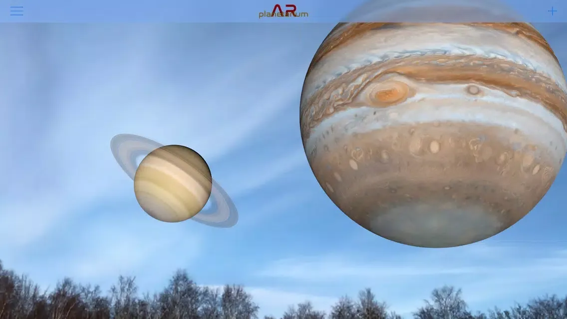 Zrzuty ekranu AR Planetarium