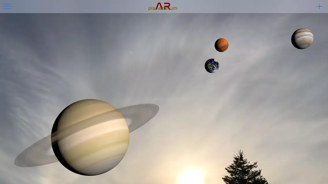 Zrzuty ekranu AR Planetarium