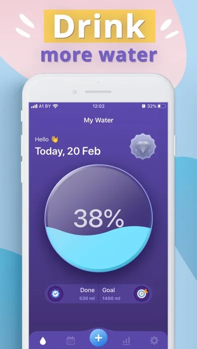 Capturas de tela do My Water - Daily Water Tracker