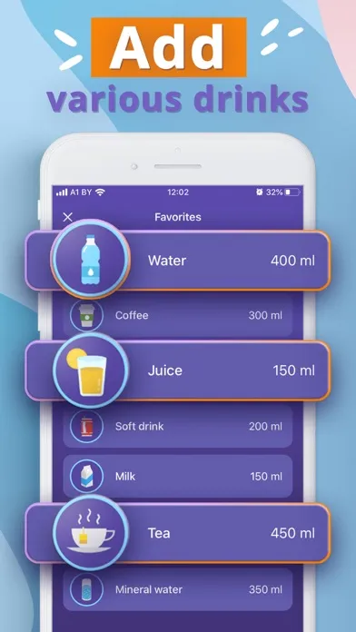 Capturas de tela do My Water - Daily Water Tracker