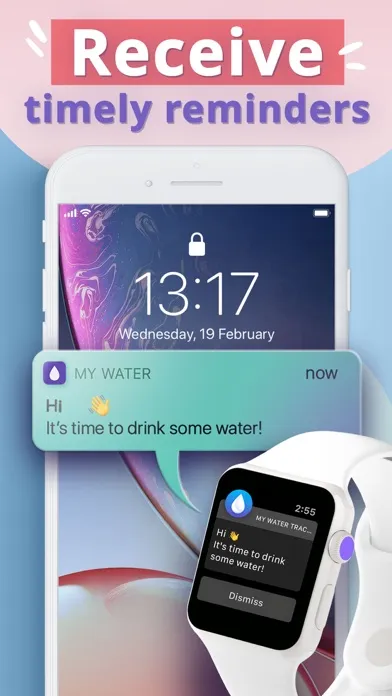 Capturas de tela do My Water - Daily Water Tracker