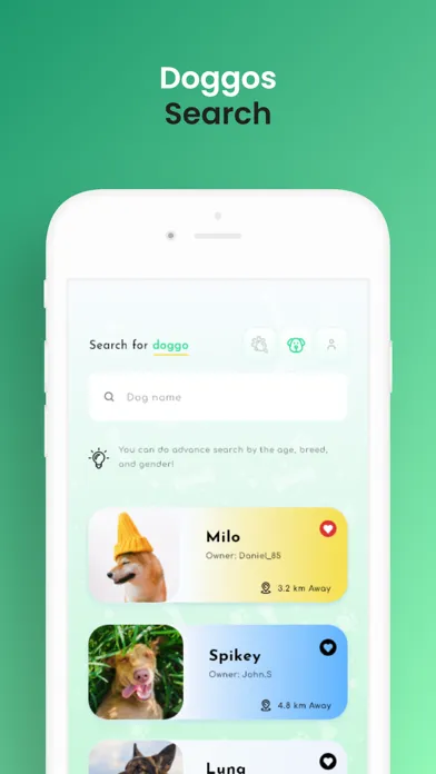 Zrzuty ekranu Dogout - Dog Social Platform
