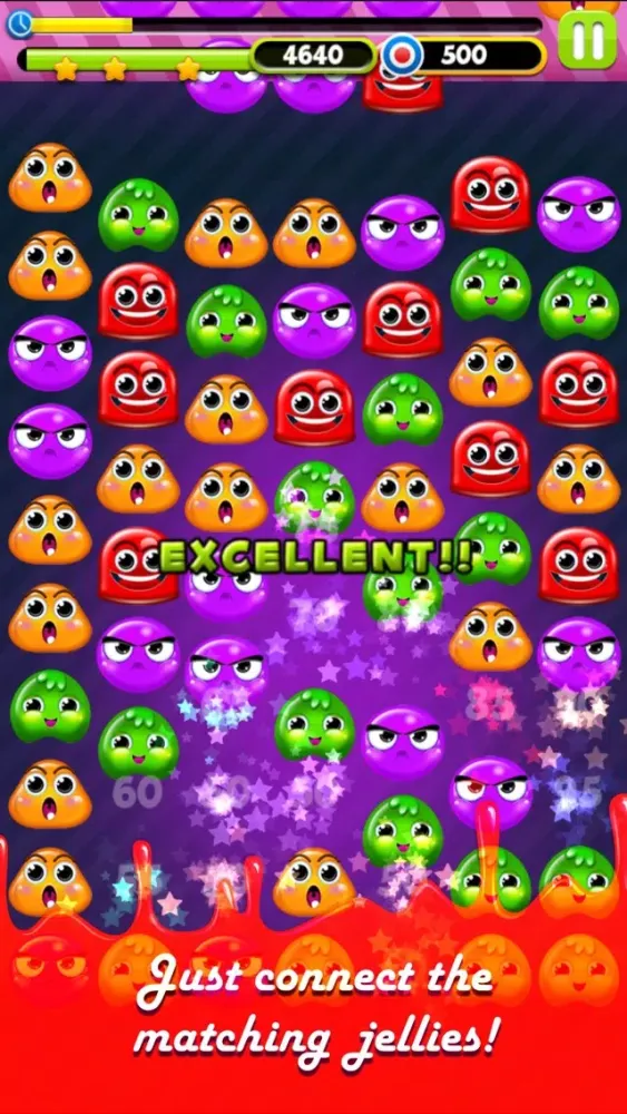 Captures d'écran de A Sweet Yummy Jelly Matching Puzzle - Gummy Beans Pop Crush