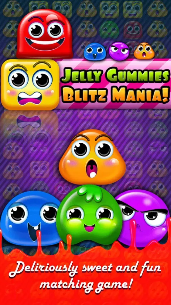 Captures d'écran de A Sweet Yummy Jelly Matching Puzzle - Gummy Beans Pop Crush
