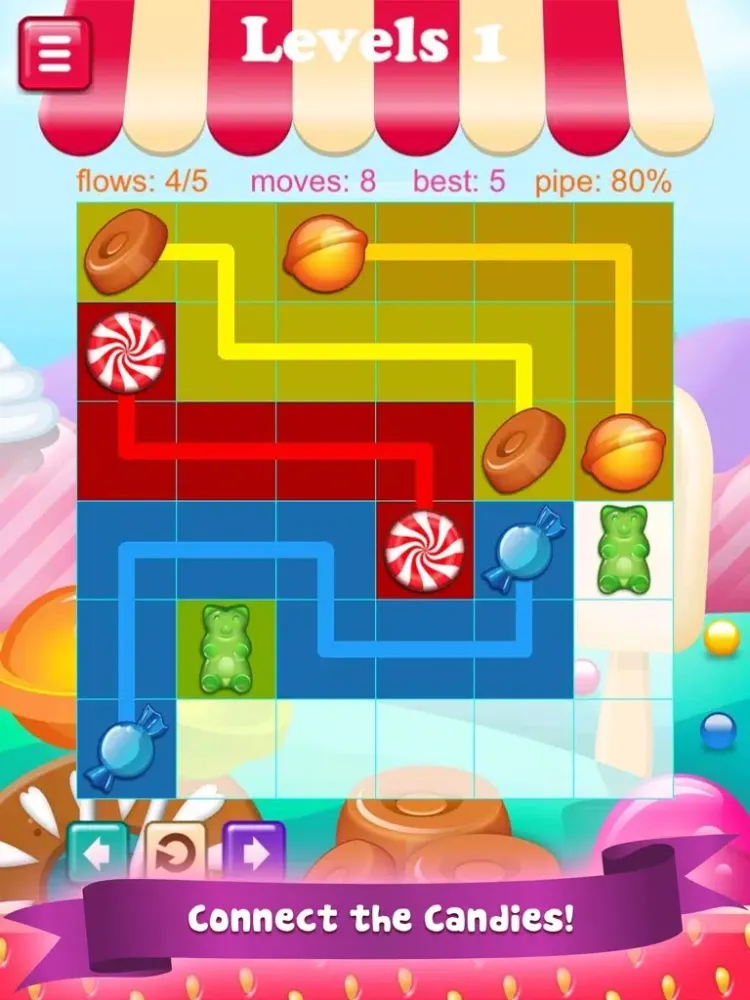 A Sweet Fair Food Fever - Match the Candies, Chocolates, Jelly Desserts! - Full Version iPad  Screenshots