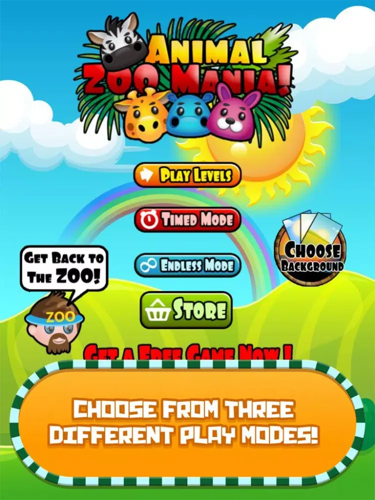 Tangkapan skrin Tap Animal Rescue - Kids Zoo Matching Game iPad 