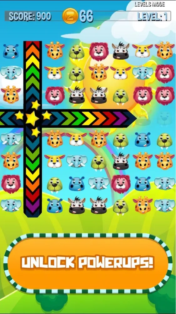 Tangkapan skrin Tap Animal Rescue - Kids Zoo Matching Game