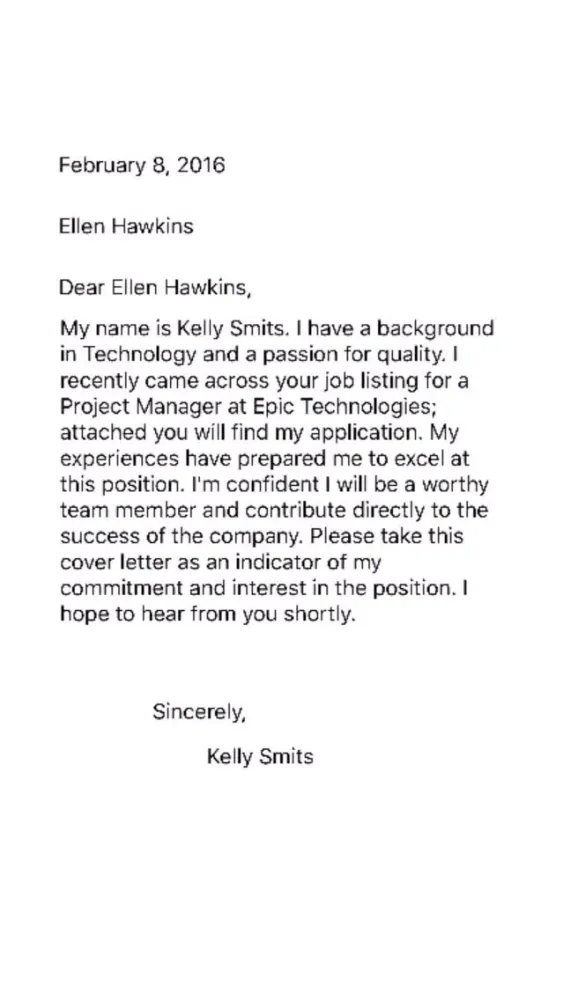Cover Letter Creator سکرین شاٹس