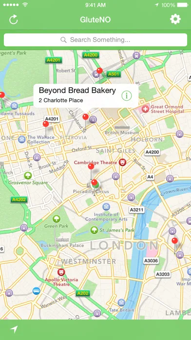 GluteNO - Find a Gluten Free Restaurant or Shop Screenshots