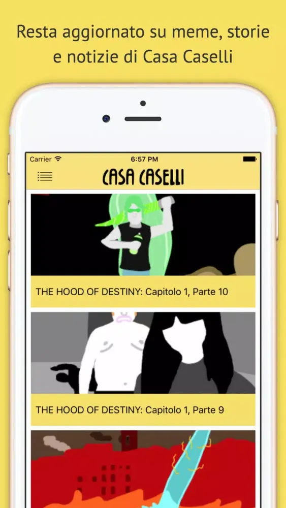 Casa Caselli: L'unica app che non bacia le mele应用截图