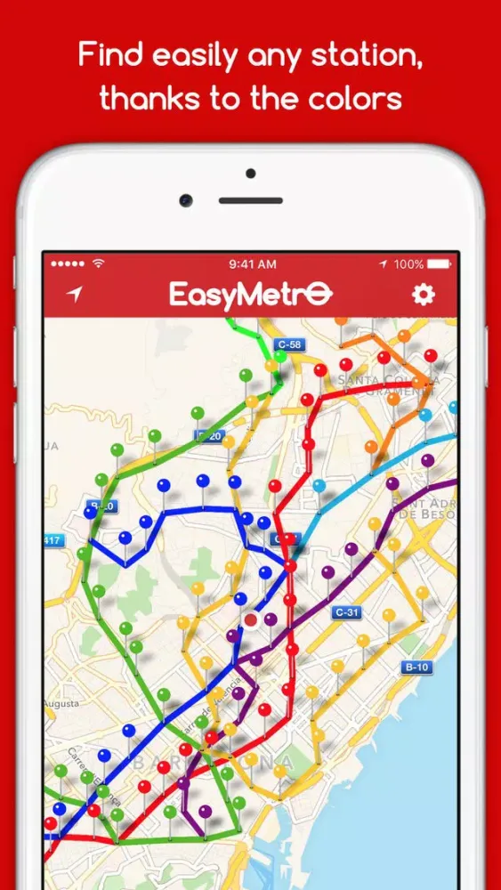 Tangkapan skrin EasyMetro TMB Barcelona - The Barcelona Metro