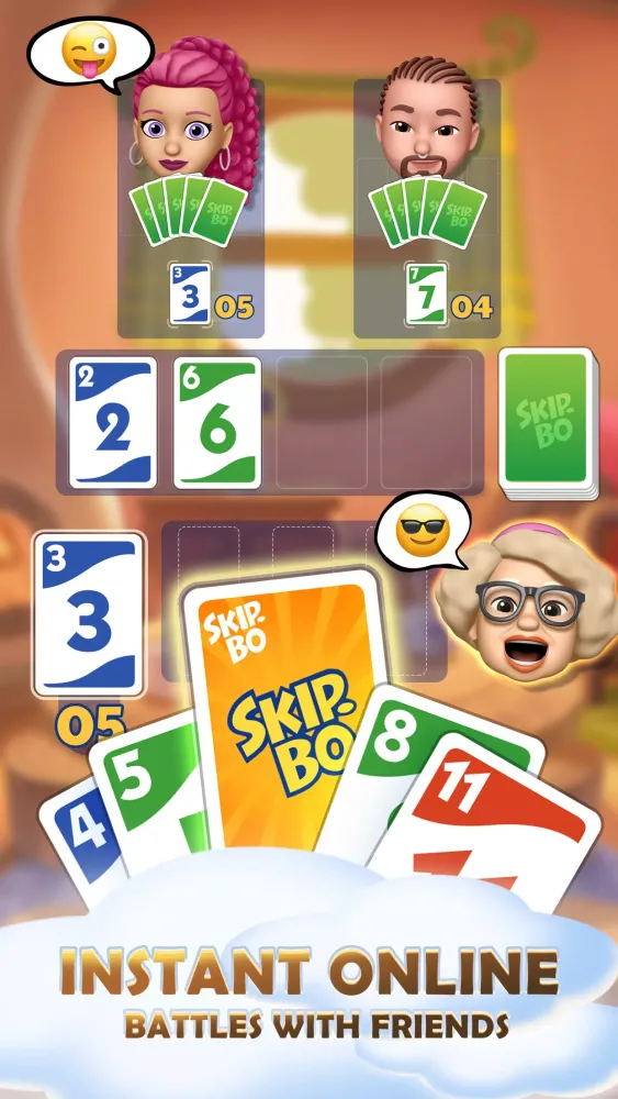 Ảnh chụp màn hình của Skip-Bo™: Solitaire Card Game