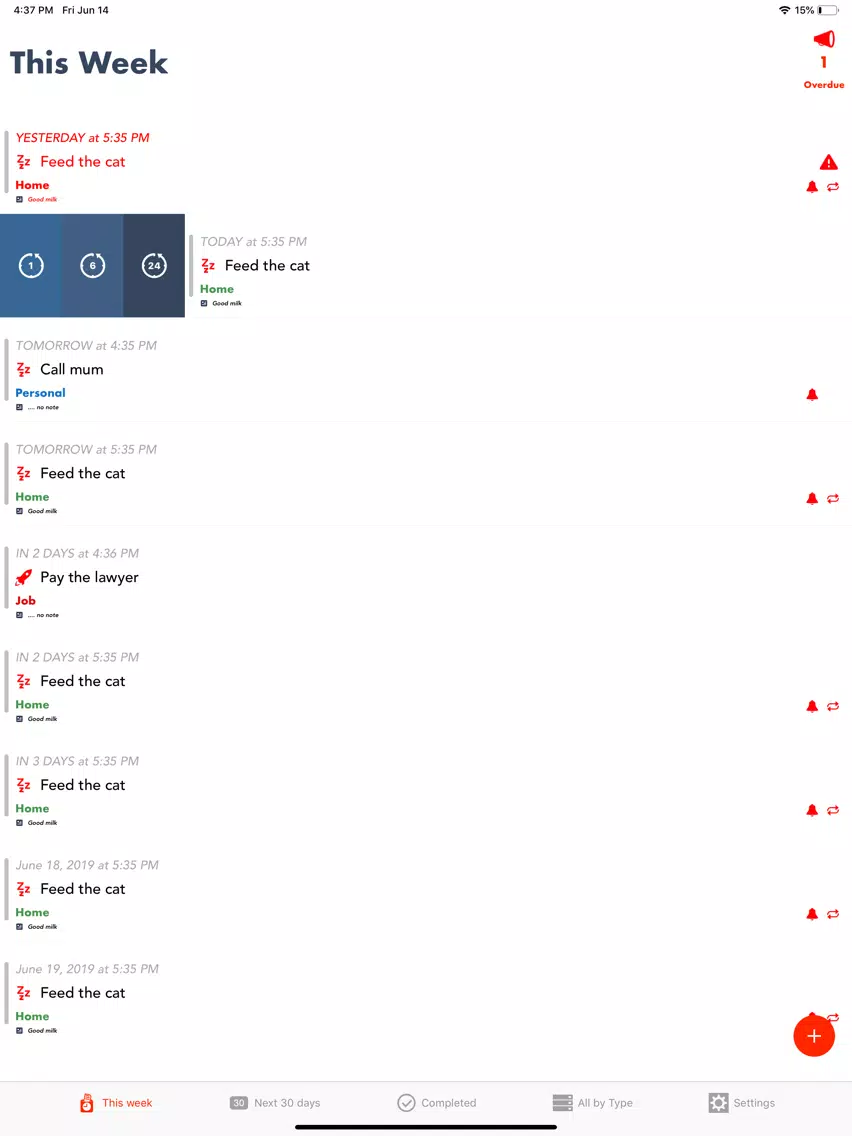 10080: Essential to-do manager iPad  Screenshots