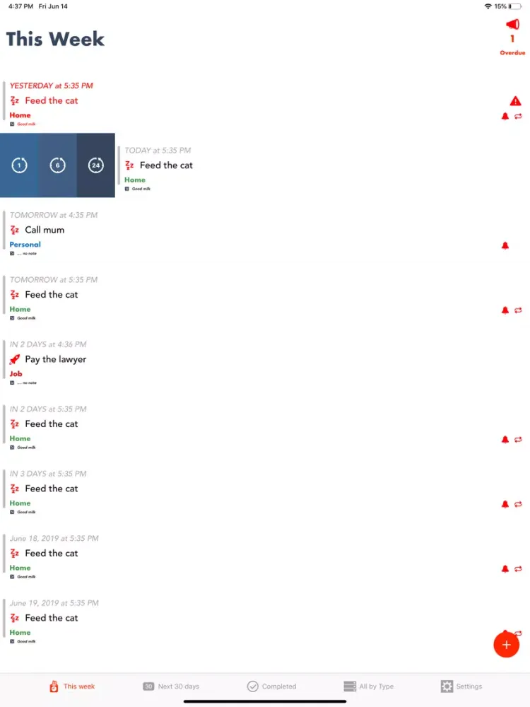 10080: Essential to-do manager iPad  स्क्रीनशॉट