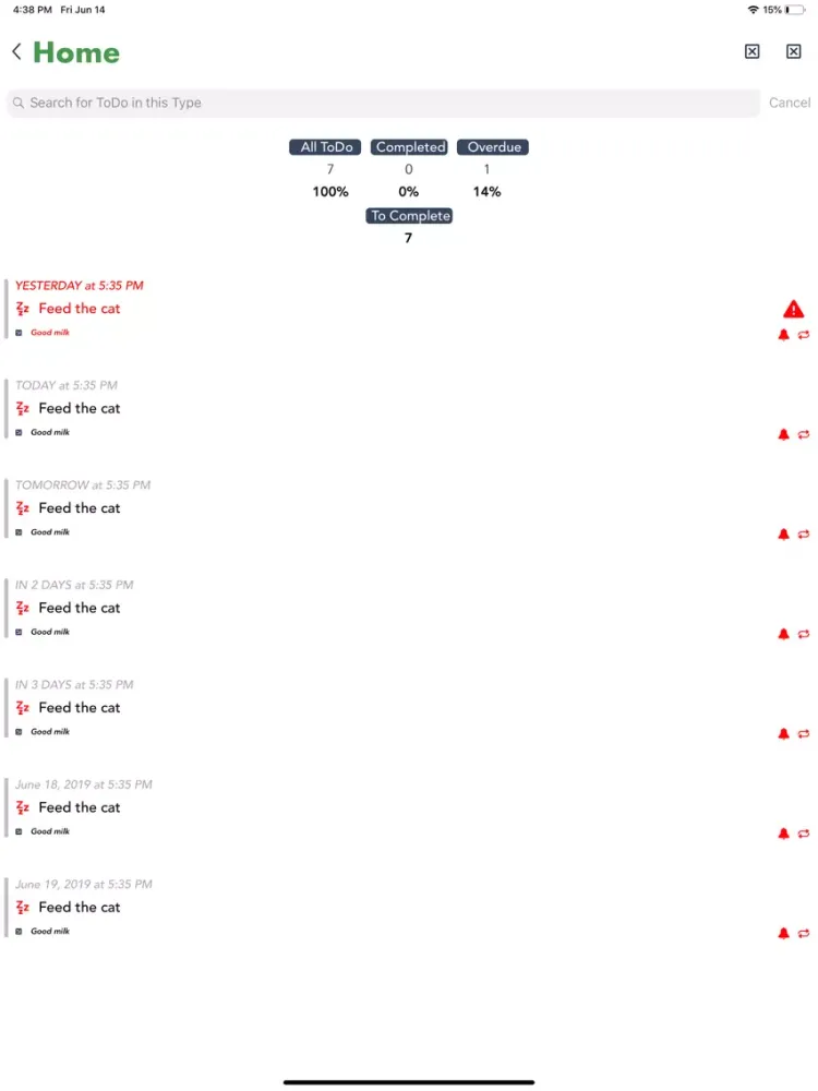 10080: Essential to-do manager iPad  स्क्रीनशॉट