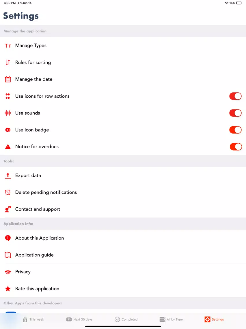 10080: Essential to-do manager iPad  Screenshots