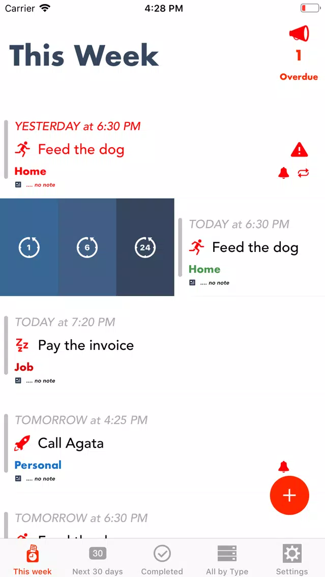 10080: Essential to-do manager Screenshots