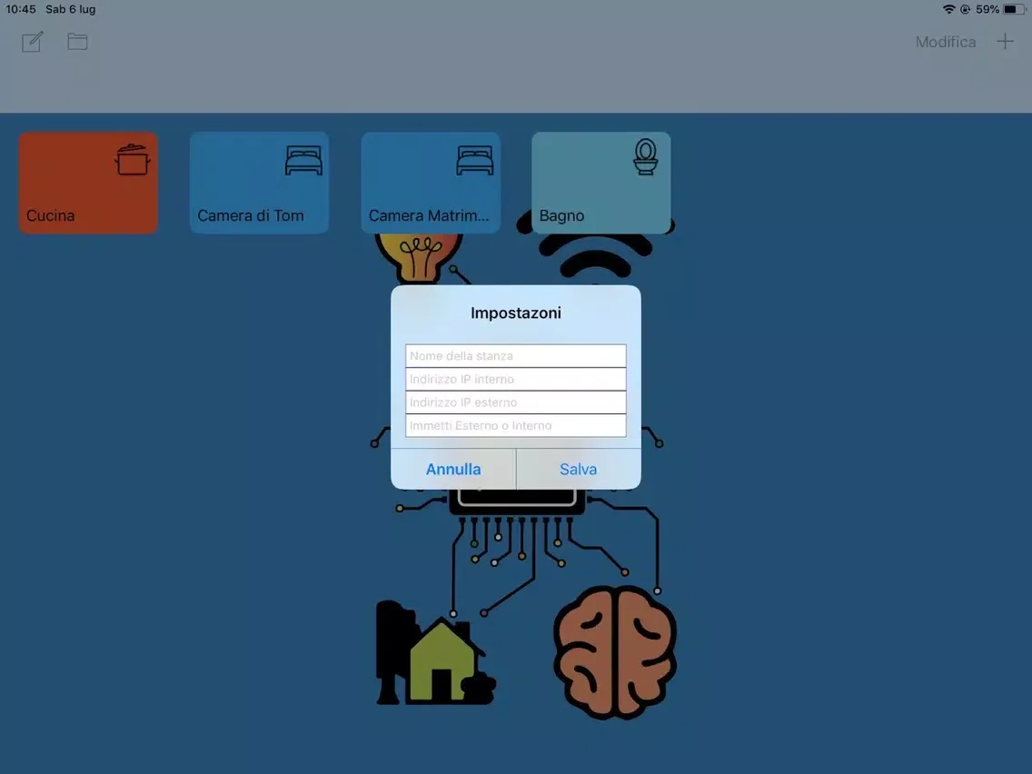 Domotica Pro iPad  Ekran Görüntüleri