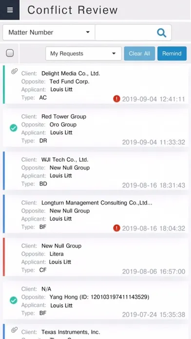 MATTEROOM Conflict Search سکرین شاٹس