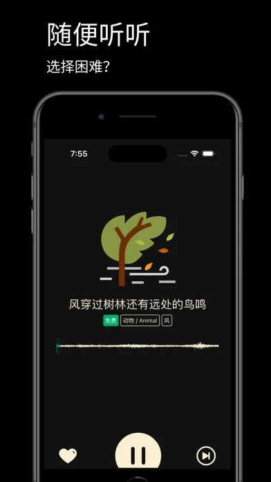 صور 小白 — 白噪音、冥想、助眠、大自然、学习、正念、雨声