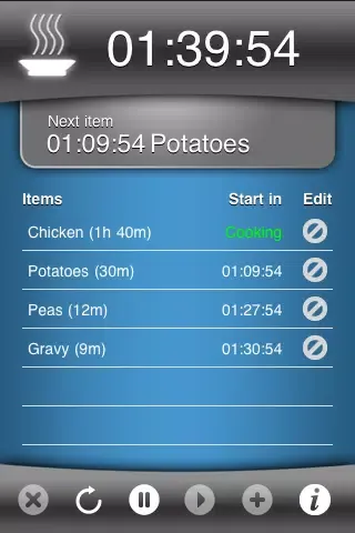 Capturas de tela do Cookit Lite - cooking meal planner