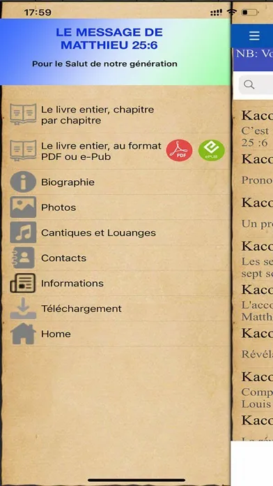 Matthew 25:6 (text + audio) Screenshots