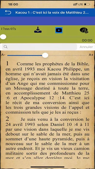 Matthew 25:6 (text + audio) Screenshots