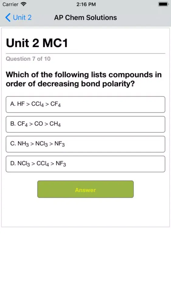Ảnh chụp màn hình của AP Chem Solutions