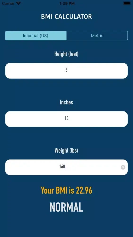Скриншоты Pocket BMI