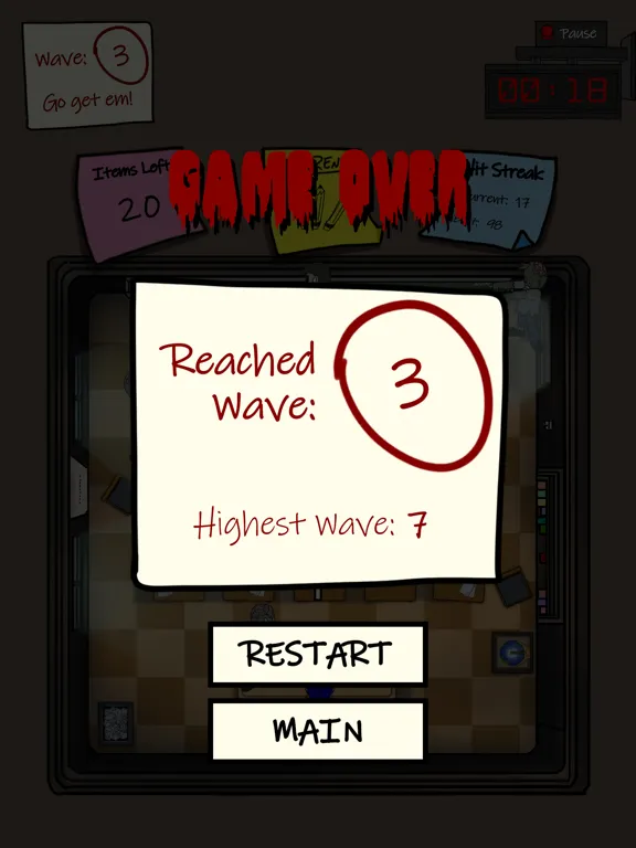 Tangkapan layar Zombies Ate My Homework iPad