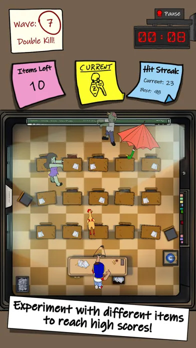 Tangkapan layar Zombies Ate My Homework