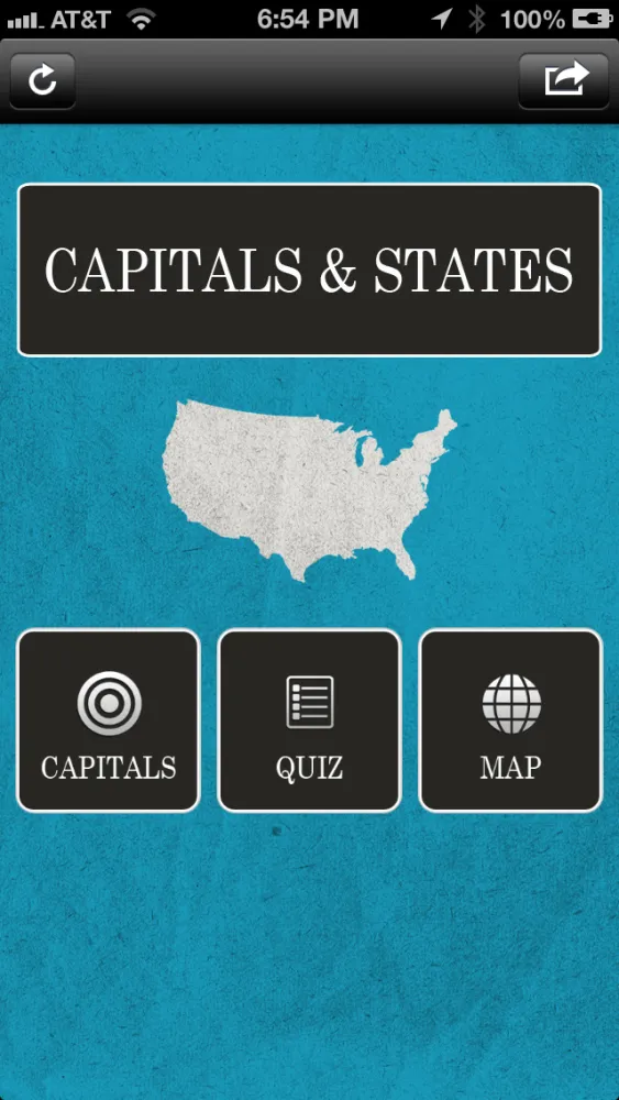 Tangkapan skrin Capitals And States