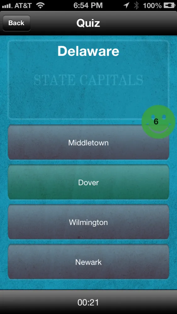Tangkapan skrin Capitals And States