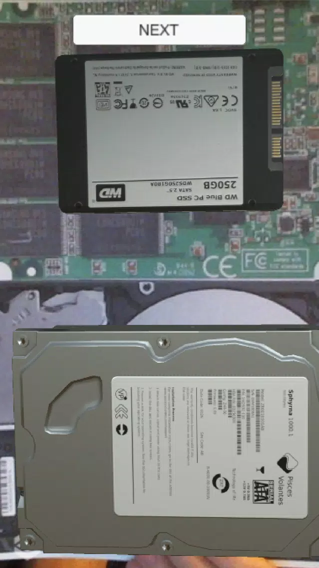 Screenshot di hARd drives