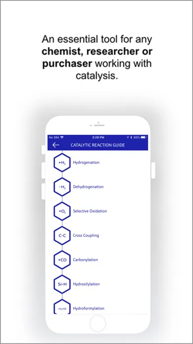 Catalytic Reaction Guide Screenshots