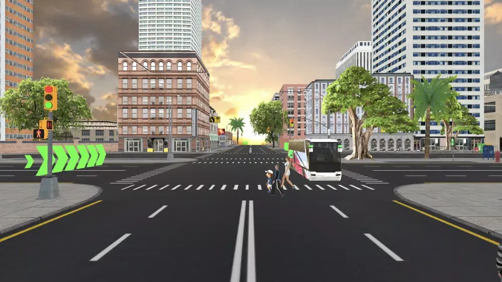 Captures d'écran de US City Bus Driving Sim Games