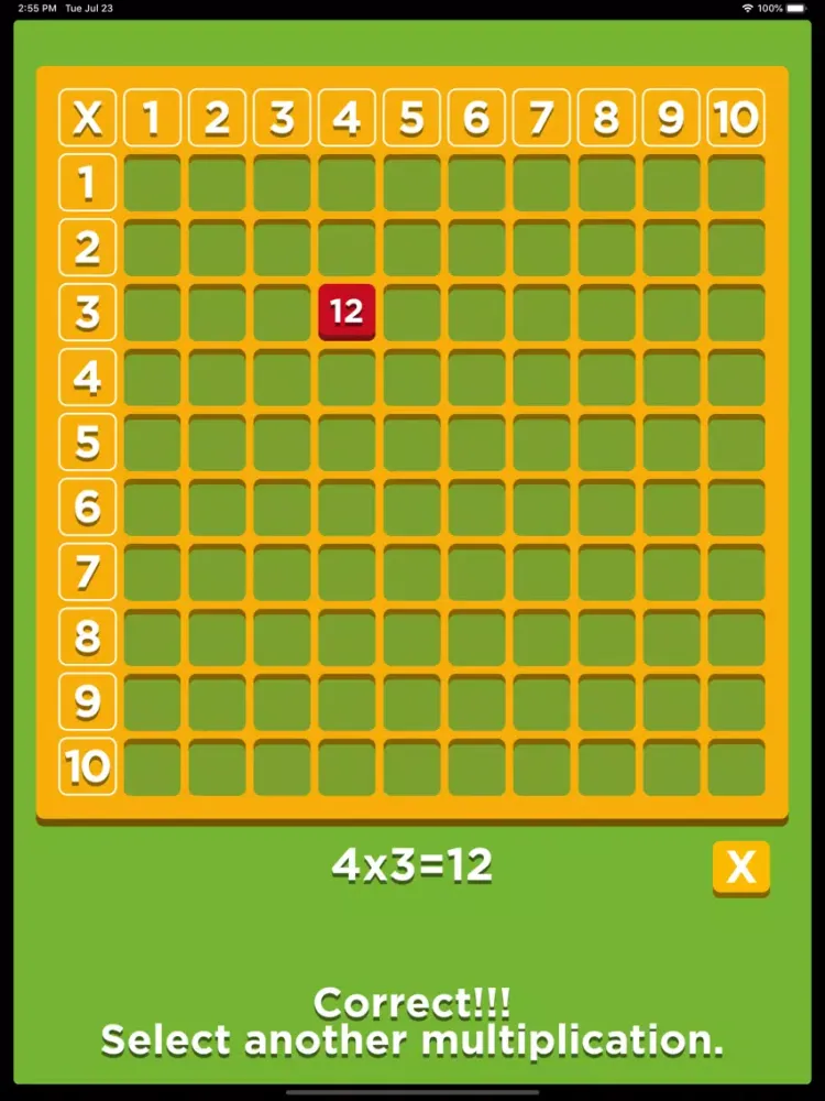 2x2=4 iPad  Screenshots